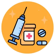 검사, 투약, 주사