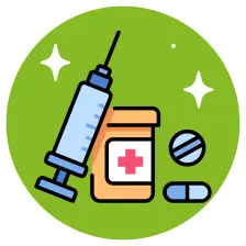 검사, 투약, 주사